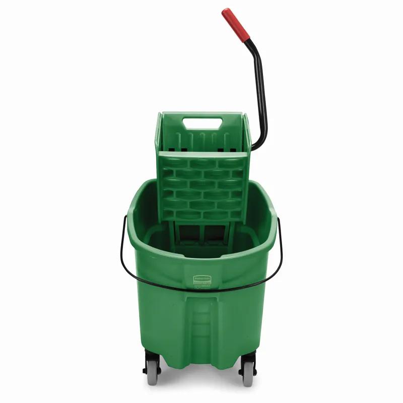 WaveBrake® Mop Bucket & Wringer 35 QT Plastic Green Side Press 1/Each