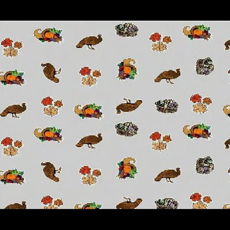 Sheet 40X100 IN Cellophane Multicolor Autumn 1/Roll