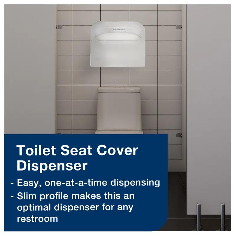Tork Toilet Seat Cover V1 14.5X9.5 IN 14.5X9.5 IN White Half-Fold Universal Refill 12/Case