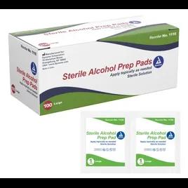 Alcohol Prep Pad 3.5X1.18 IN White Sterile 100 Count/Pack 10 Packs/Case 1000 Count/Case
