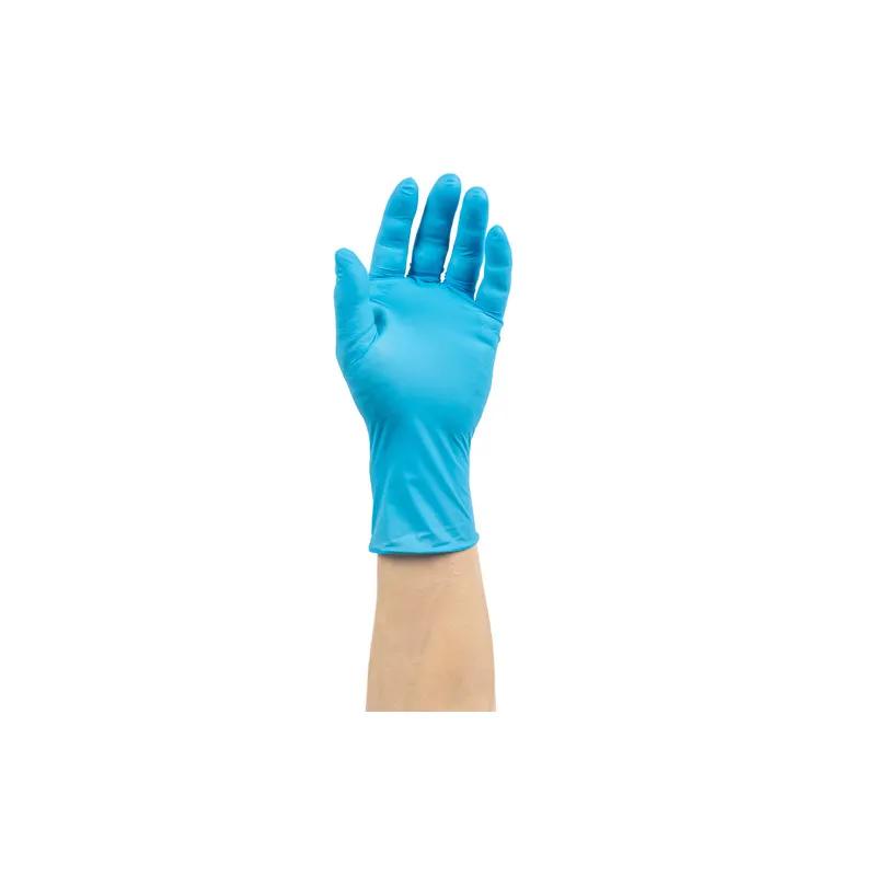 Nitra Examination Gloves Small (SM) Blue 4MIL Medium Heavy Nitrile Powder-Free 100 Count/Pack