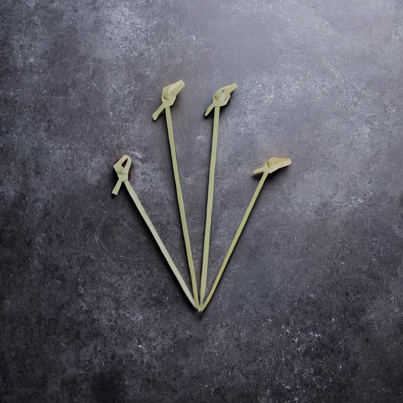 Knot Skewer 4.75 IN Bamboo Flower 50 Count/Pack 20 Packs/Case 1000 Count/Case