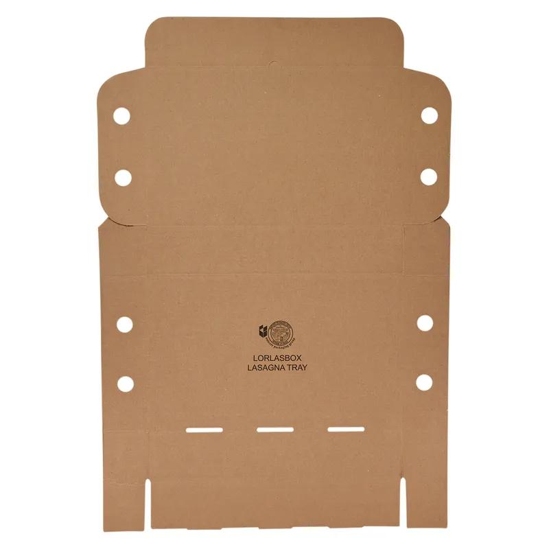 Box 12.75X3.875X20.75 IN Kraft Corrugated Cardboard 32ECT Die Cut Printed 20/Bundle