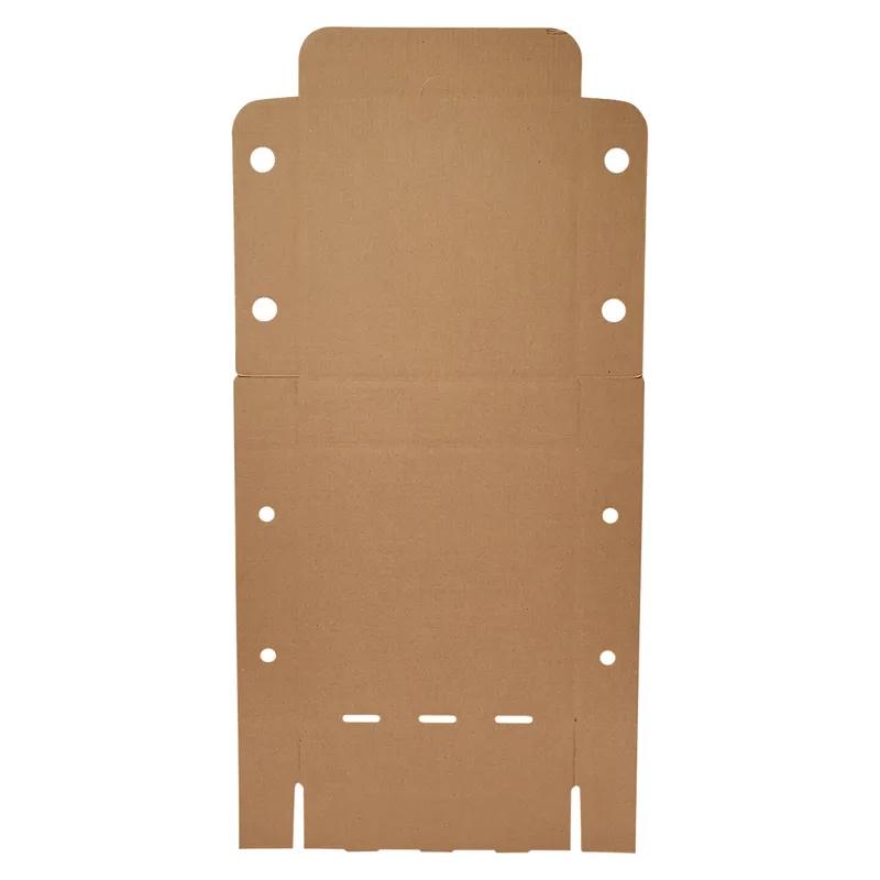 Box 18.5X4.3125X18.3125 IN Kraft Corrugated Cardboard 32ECT Platter Box Die Cut Printed 20/Bundle