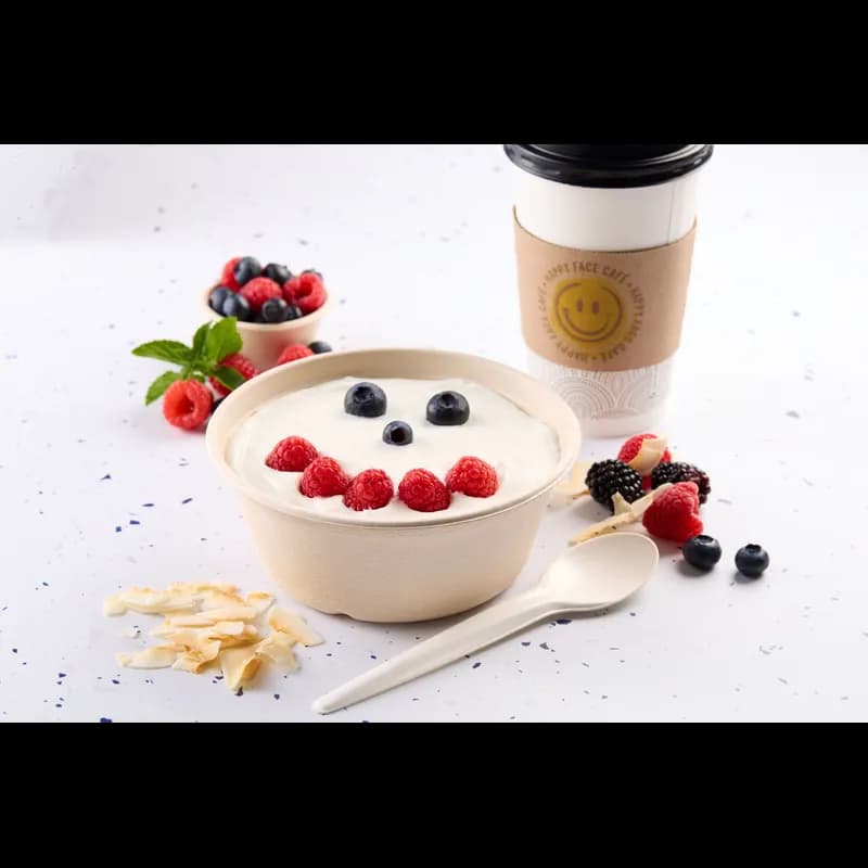 Bowl 16 OZ Pulp Fiber Round Wide 500/Case