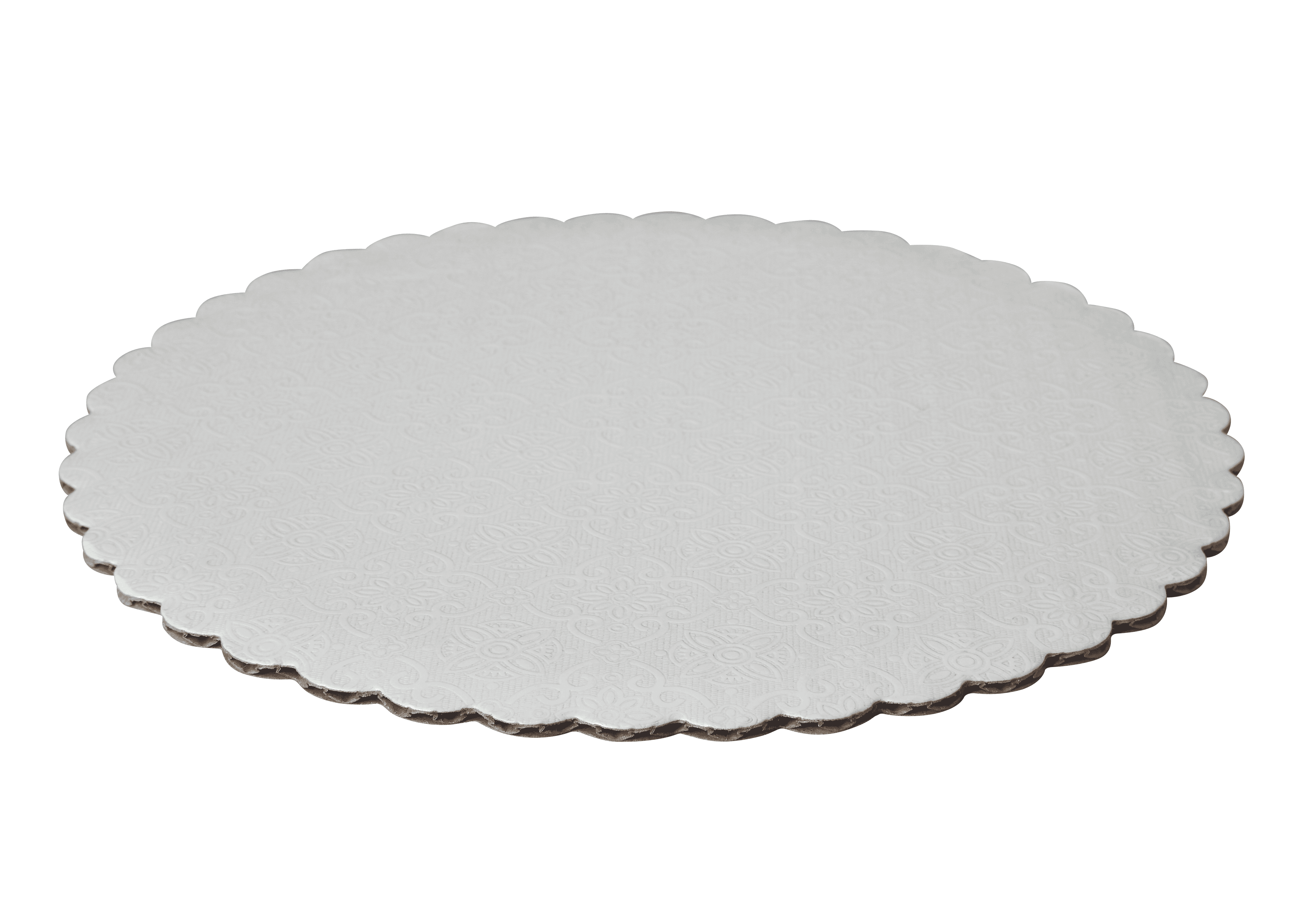 Cake Circle 10 IN Corrugated Paperboard White Round 100/Case