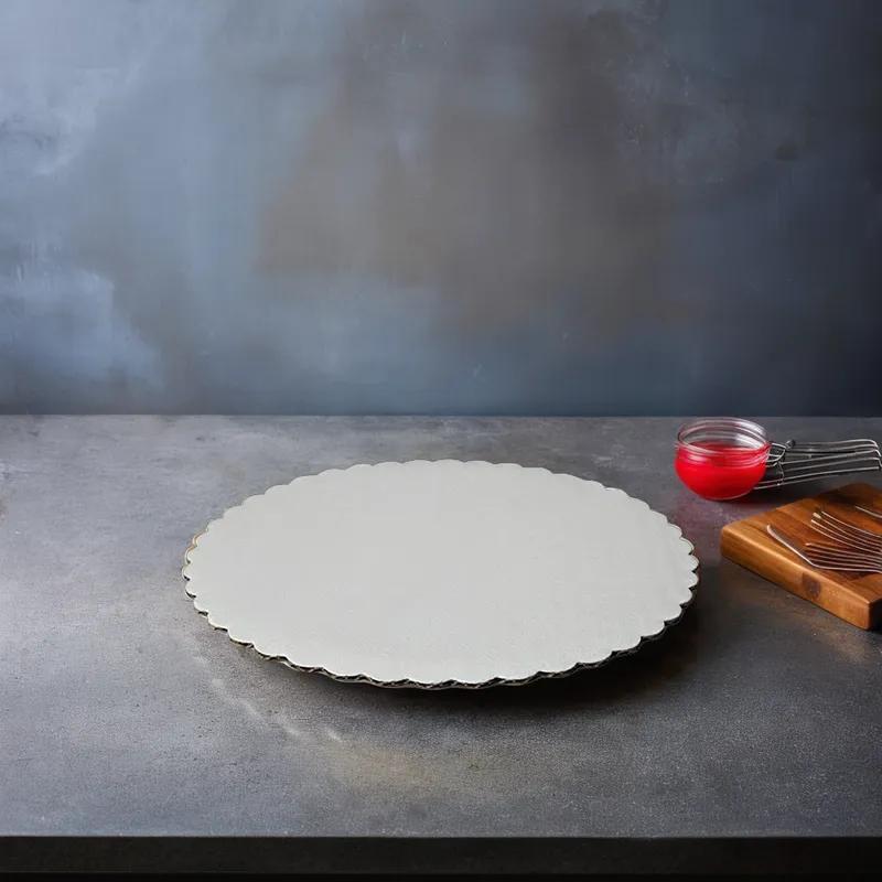 Cake Circle 10 IN Corrugated Paperboard White Round 100/Case