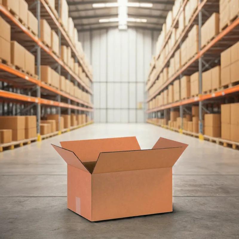 Box 16X10X8 IN Kraft Corrugated Cardboard 32ECT 1/Each