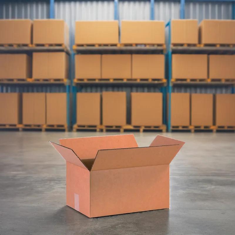 Box 16X10X8 IN Kraft Corrugated Cardboard 32ECT 1/Each