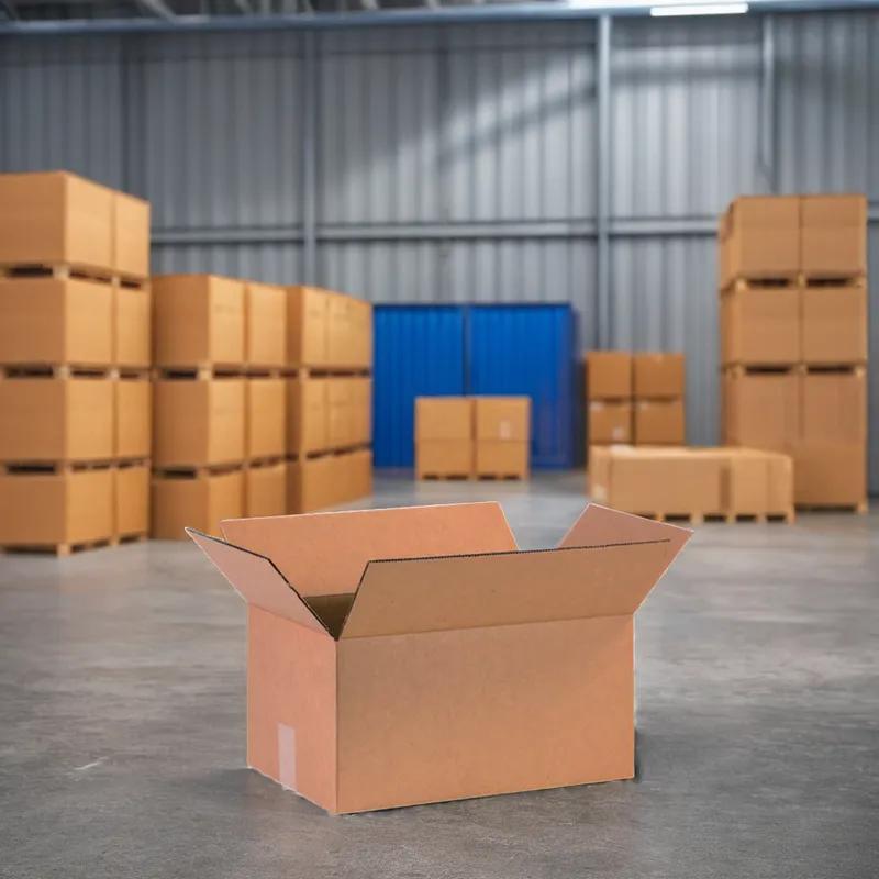 Box 16X10X8 IN Kraft Corrugated Cardboard 32ECT 1/Each