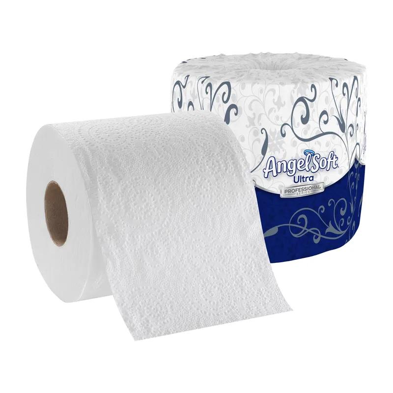 Angel Soft Professional® Toilet Paper & Tissue Roll 4.05X4.5 IN 2PLY White Embossed Premium 400 Sheets/Roll 20 Rolls/Case