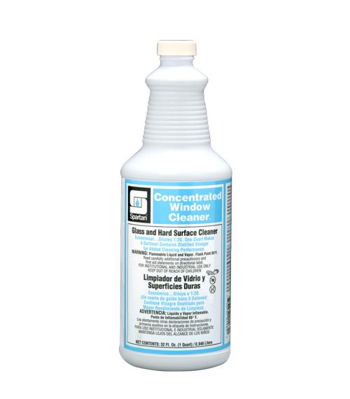 Concentrated Window Cleaner Floral Window Cleaner 32 OZ Acidic Concentrate Non-Ammoniated 12/Case