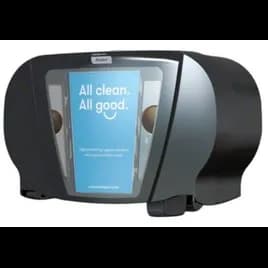 Tandem® Toilet Paper Dispenser Black Double Roll 1/Each