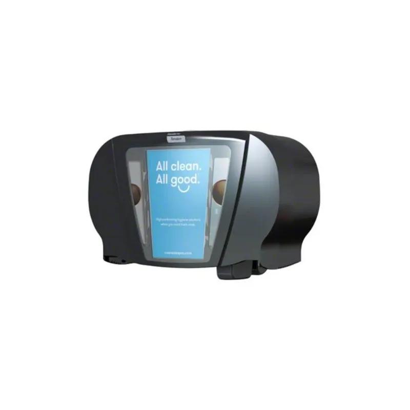 Tandem® Toilet Paper Dispenser Black Double Roll 1/Each