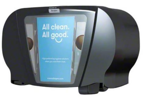 Tandem® Toilet Paper Dispenser Black Double Roll 1/Each