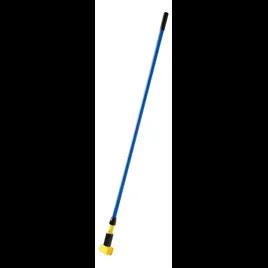 Mop Handle 60IN Blue Fiberglass Clamp Style 1/Each