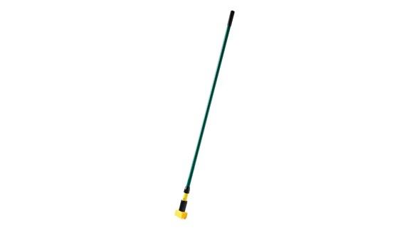 Mop Handle 60IN Green Fiberglass Clamp Style 1/Each