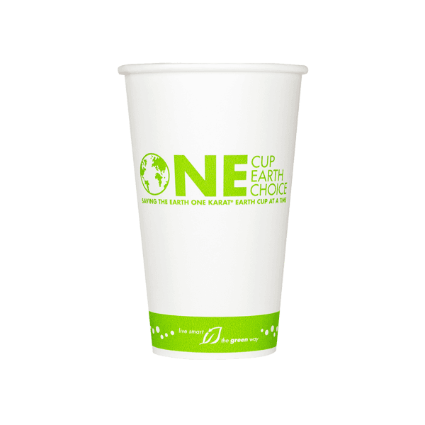 Karat Earth Hot Cup 16 OZ Paper PLA Stock Print 90MM 1000/Case