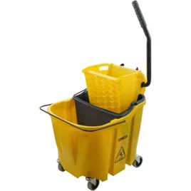 Mop Bucket & Wringer 35 QT PP Side Press Dirty Water 1/Each