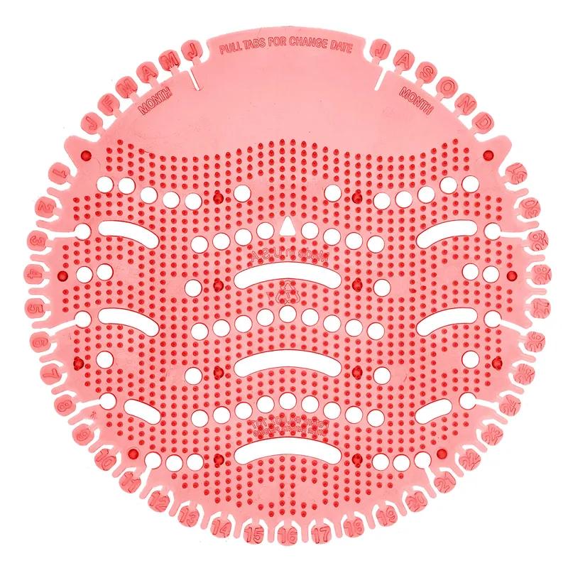 Wave 1.5 Urinal Screen Kiwi Grapefruit Red EVA 7X7X0.09 IN 30-Day Air Care System 10 Count/Pack 6 Packs/Case 60 Count/Case