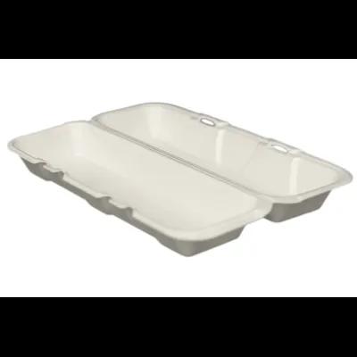 Regal Hoagie & Sub Take-Out Container Hinged 13.19X4.38X3.13 IN Polystyrene Foam White Rectangle 150/Case