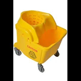 Mop Bucket & Wringer 35 QT Plastic Yellow 1/Each