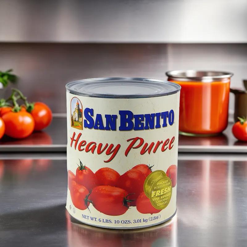 San Benito Tomato Puree 1.06 Heavy #10 CN 6/Case