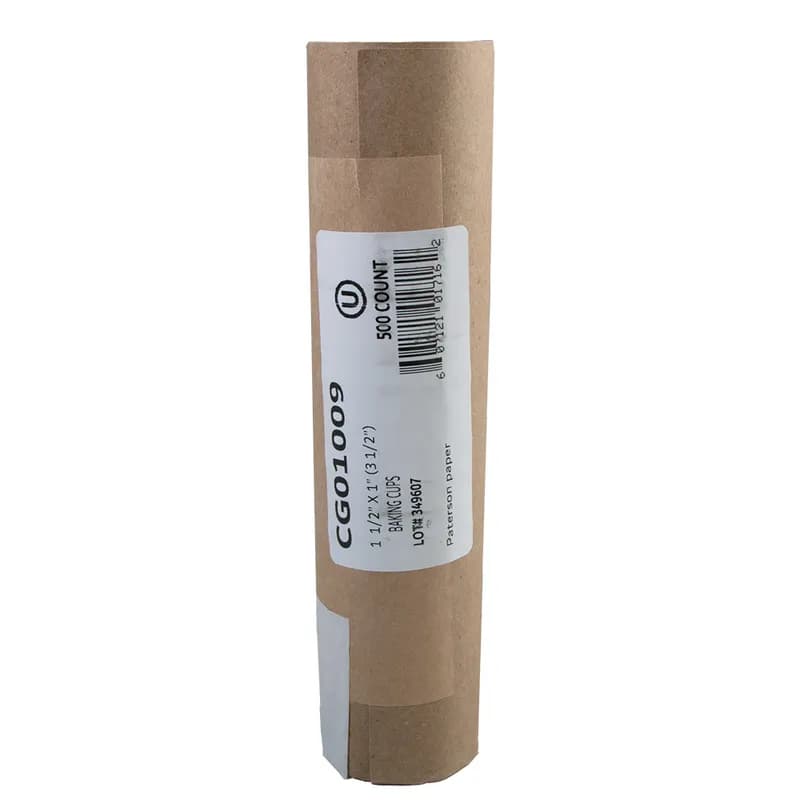Baking Cup 3.5X1X1.5 IN White 10000/Case