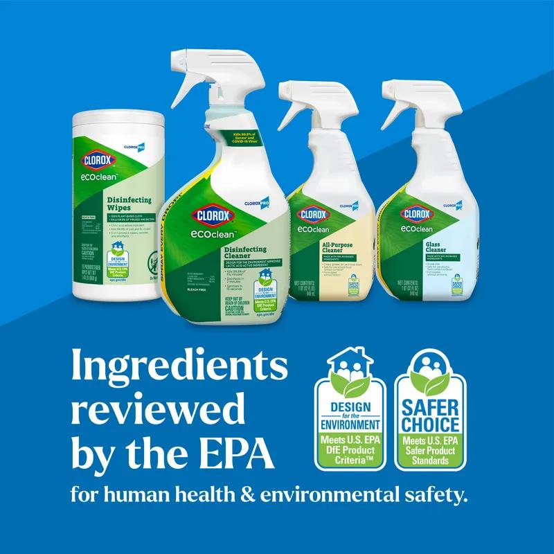 Clorox® EcoClean™ Disinfectant 1 QT Spray 9/Case