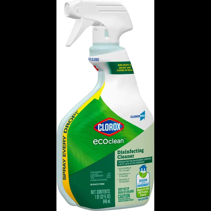 Clorox® EcoClean™ Disinfectant 1 QT Spray 9/Case