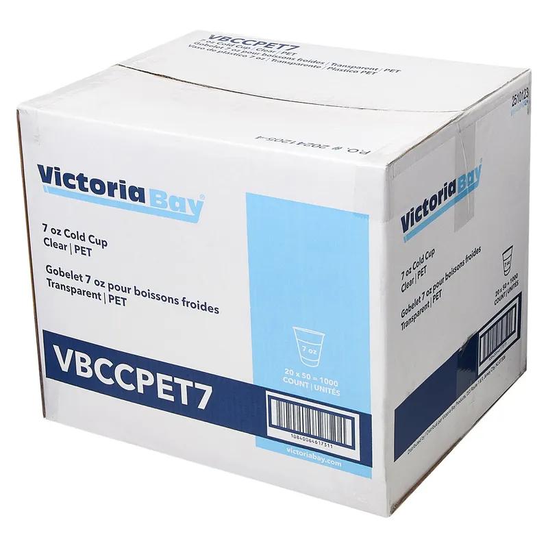 Victoria Bay Cold Cup 7 OZ PET Clear 1000/Case