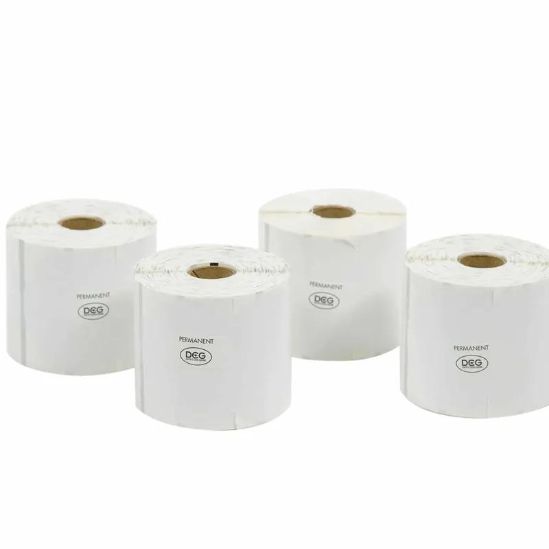 DateCodeGenie® Blank Label 3 IN Round Permanent 500CT 4 Count/Pack 2000 Count/Case