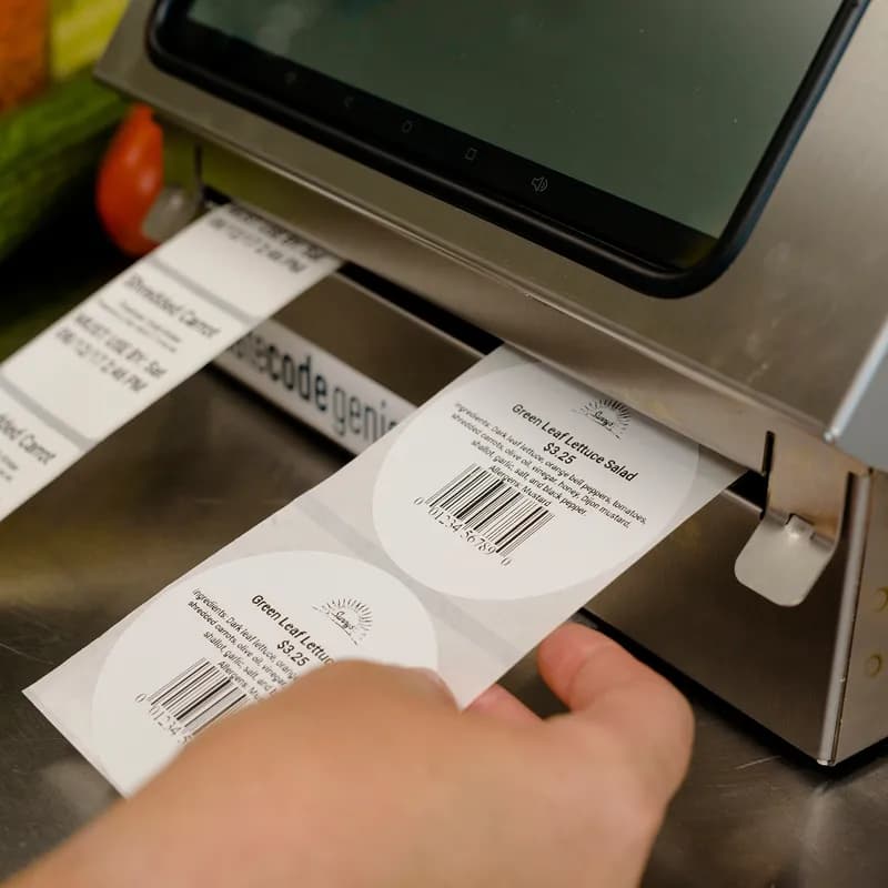 DateCodeGenie® Blank Label 3 IN Round Permanent 500CT 4 Count/Pack 2000 Count/Case