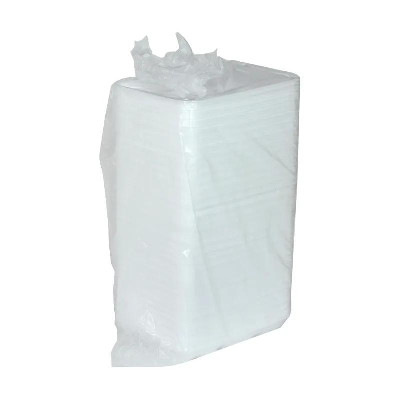 Cafeteria & School Lunch Tray 8.5X11.5X1.25 IN 6 Compartment Polystyrene Foam White 500/Case