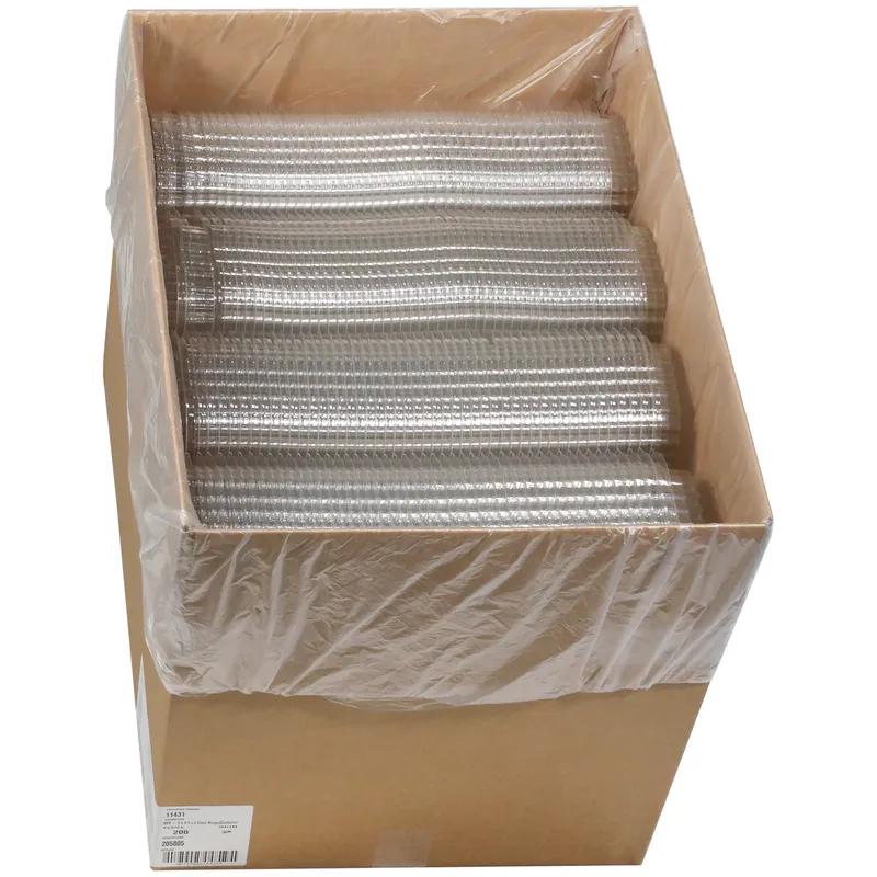 Take-Out Container Hinged 4.5X9X2 IN PET Clear 200/Case