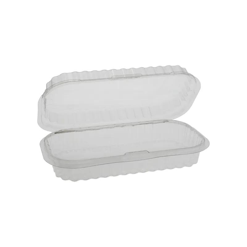 Take-Out Container Hinged 4.5X9X2 IN PET Clear 200/Case