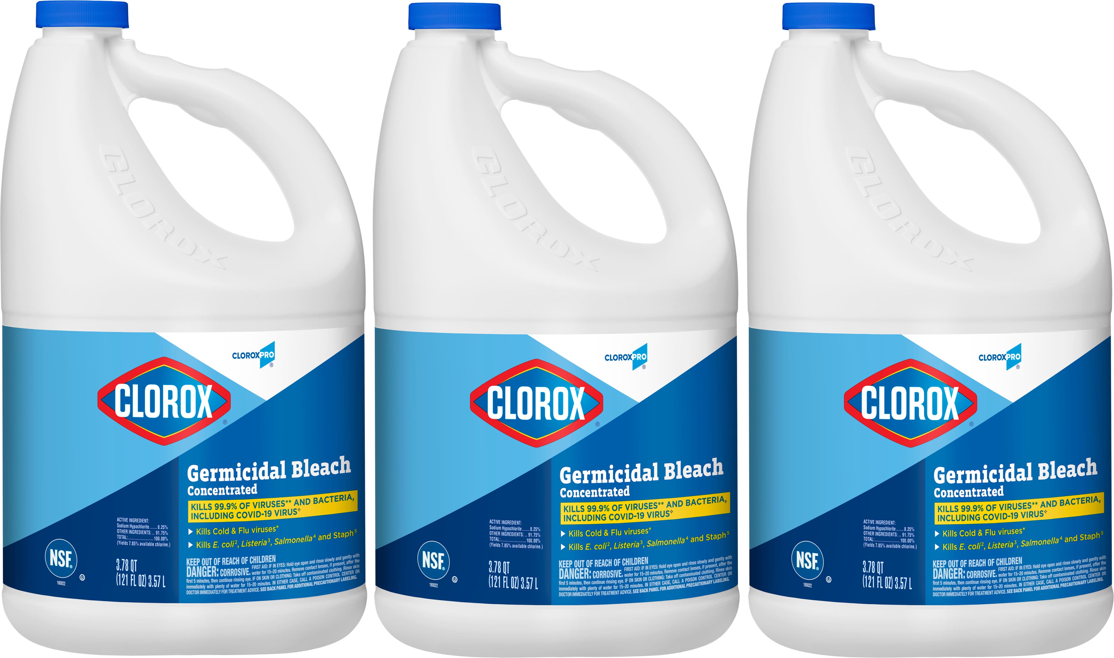 Clorox® Bleach 121 OZ Multi Surface Liquid Antibacterial Child Resistant Screw Cap 1/Each