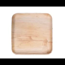 Plate XL 9X9 IN Palm Leaf Natural Square 300/Case