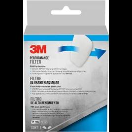 3M Safety P95 Mask Replacement Filters 3.5X2X4.25 IN White 6/Case