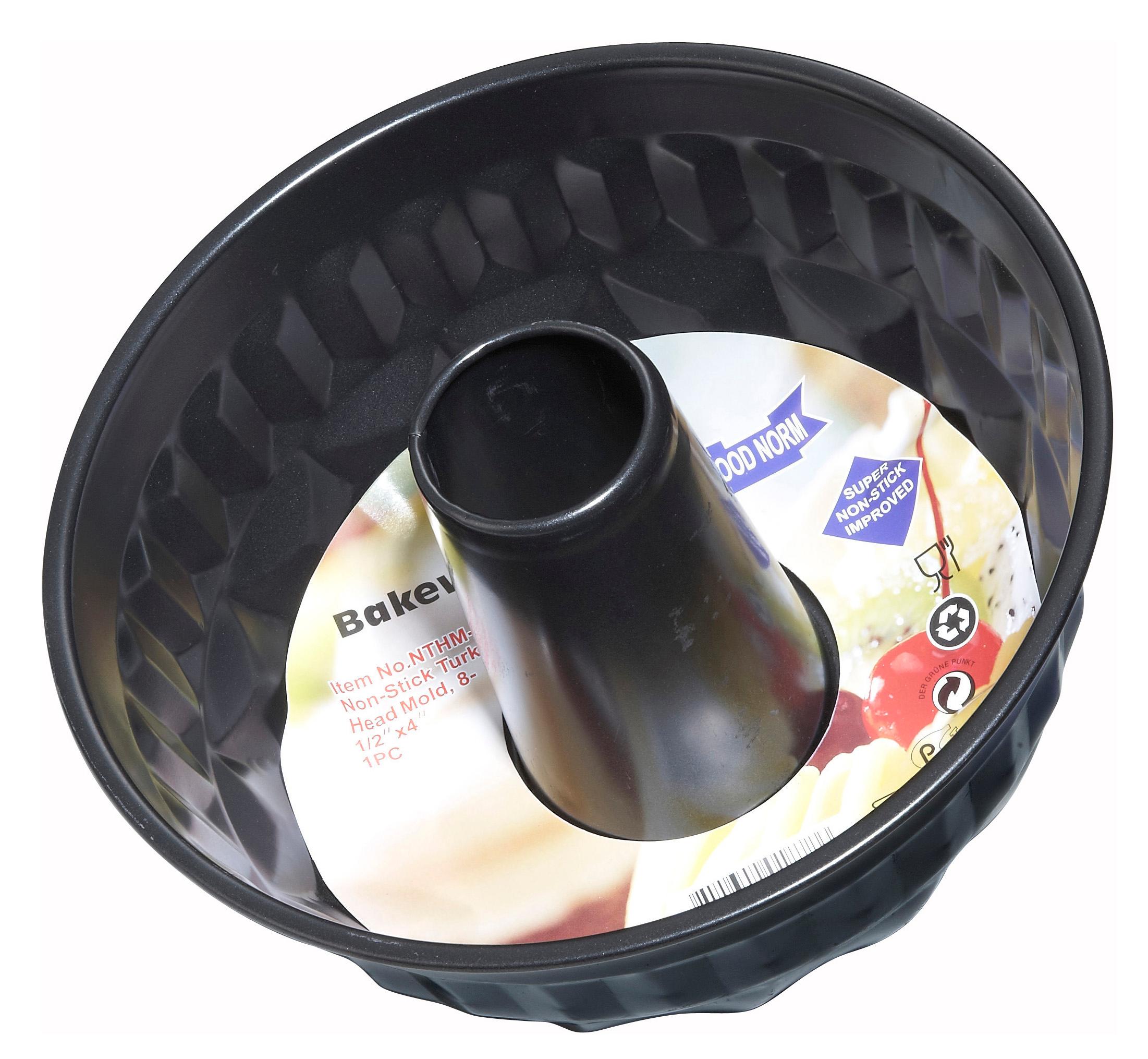 Turk Head Baking Mold 9X4.5 IN Carbon Steel Round Non-Stick 24 Packs/Case