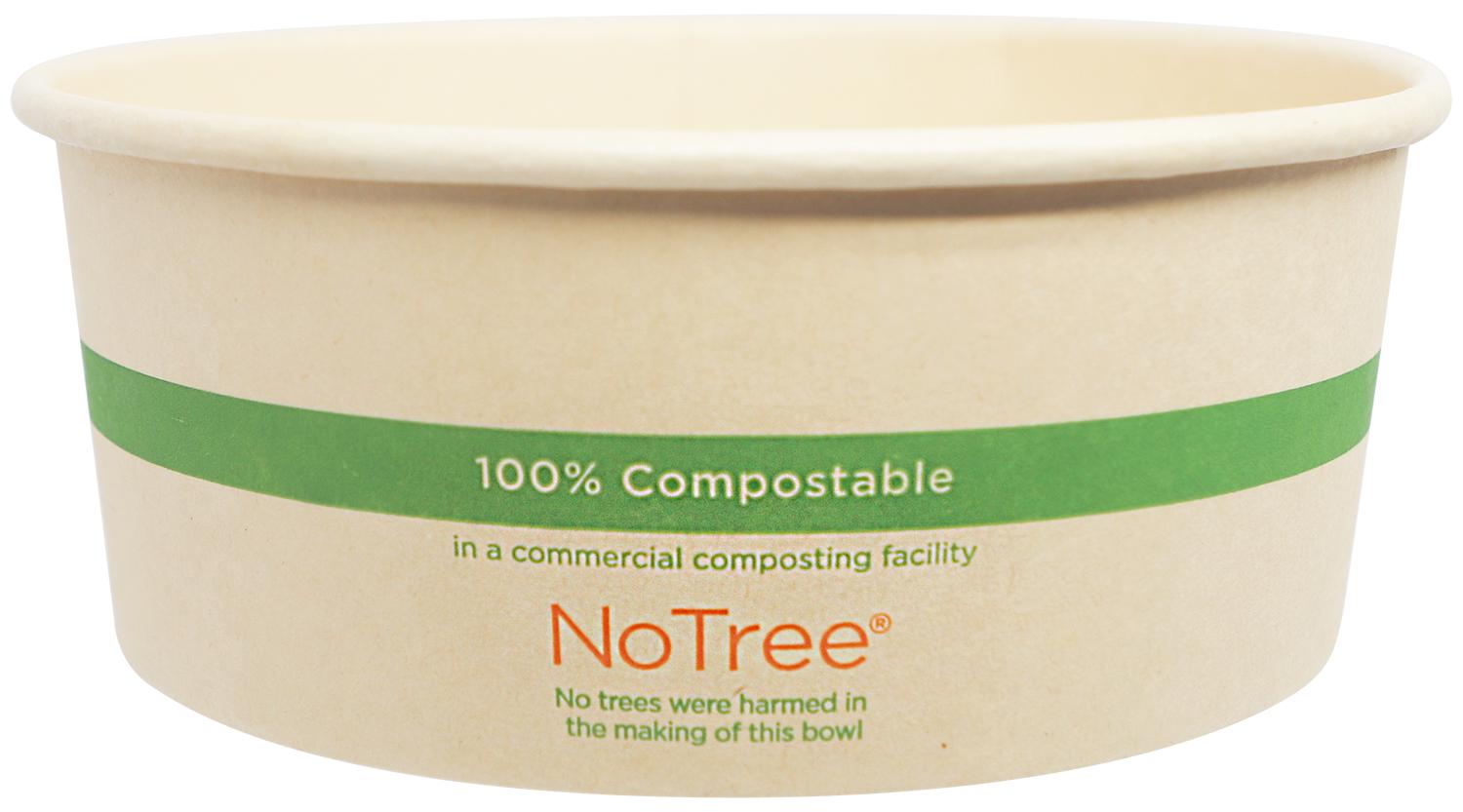 NoTree® Bowl 24 OZ Paper Wide 300/Case