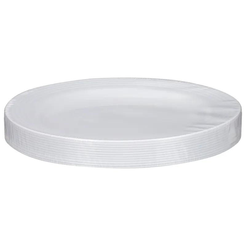 Plate 6 IN PP White Round With Decorative Rings 144/Case