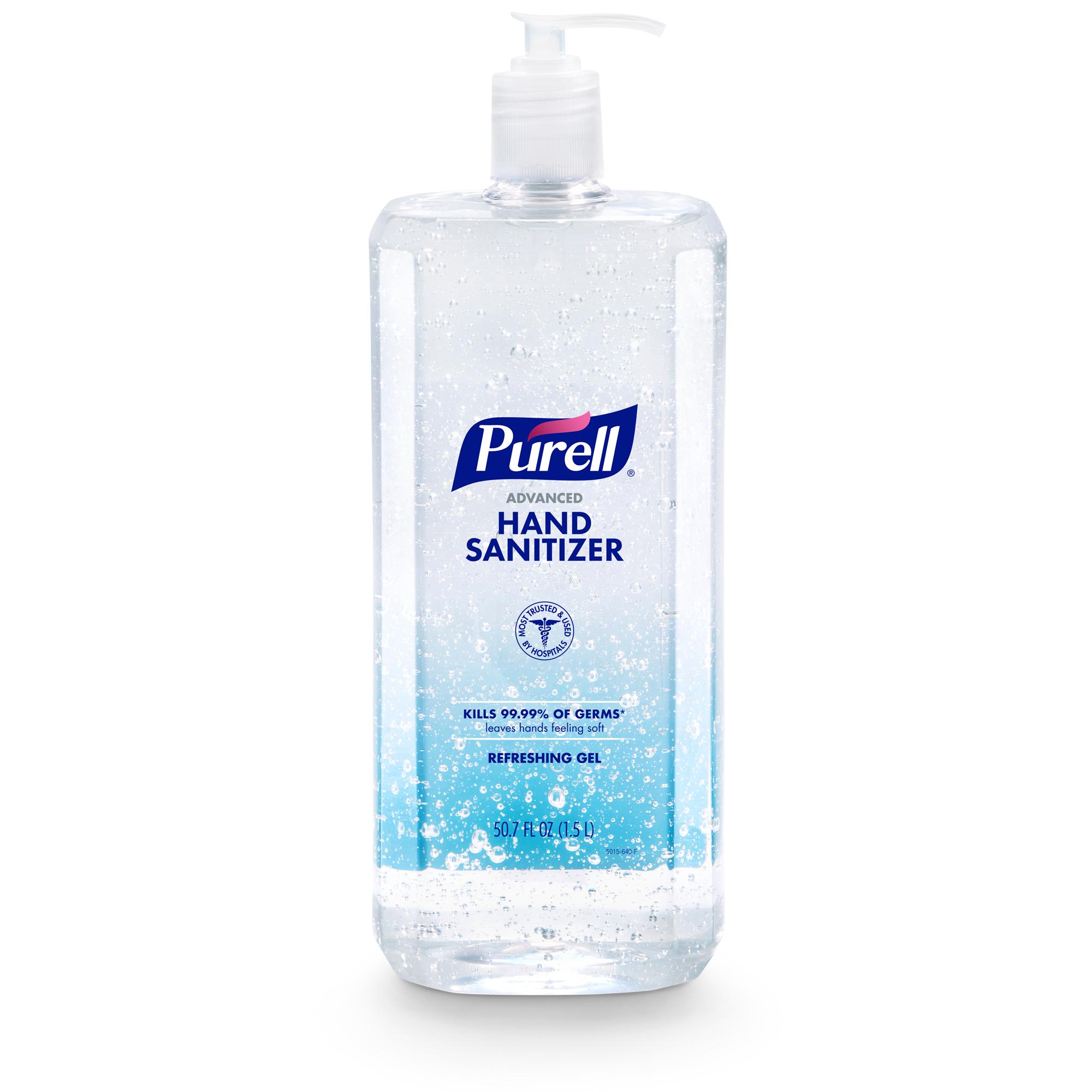 Purell® Hand Sanitizer Pump Bottle 1.5 L 3.9X3.57X9.8 IN Clean Scent Advanced 1/Each