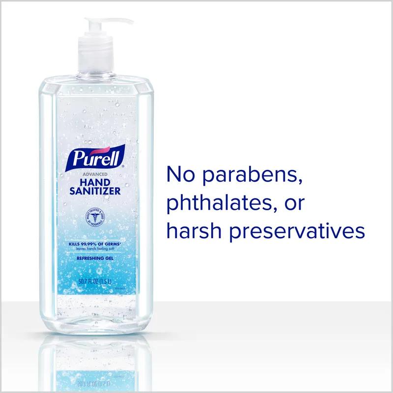 Purell® Hand Sanitizer Pump Bottle 1.5 L 3.9X3.57X9.8 IN Clean Scent Advanced 1/Each