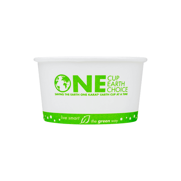 Food Container 12 OZ PLA Double Wall Poly-Coated Paper Stock Print 500/Case