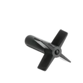 Whipper Blade 1.6X0.9X0.9 IN Plastic Black With 2 Flats 1/Each