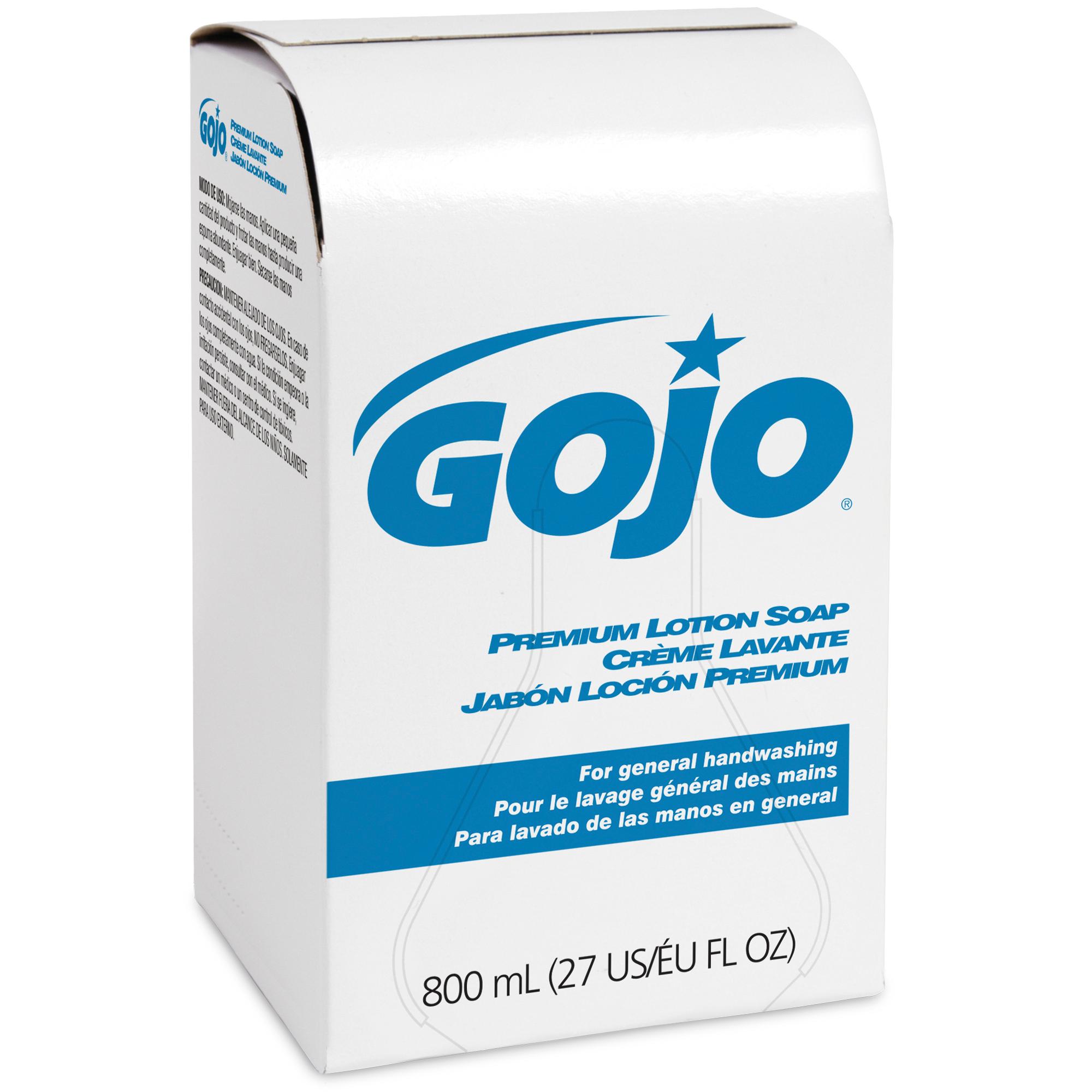 GOJO® Hand Soap Ready-to-Use (RTU) 800 mL 3.62X3.62X5.75 IN Waterfall Clear Premium For Accent 800 12/Case