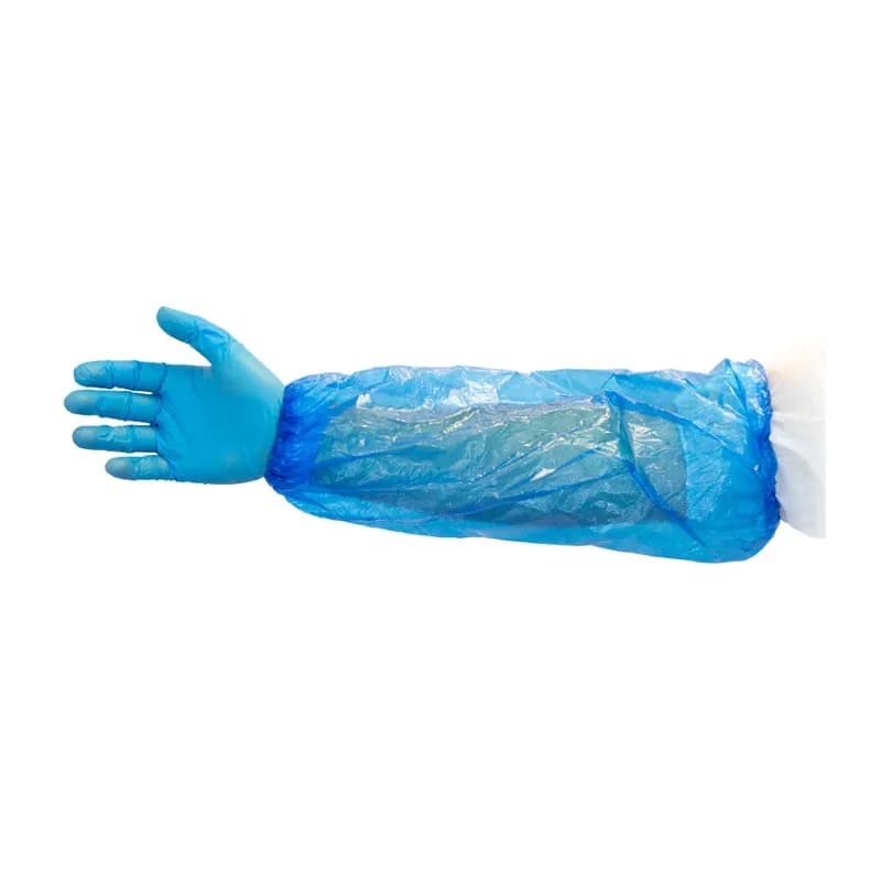 Safety Zone® Sleeve Protector 18 IN Blue PE Elastic at Both Ends 100 Count/Bag 10 Bags/Case