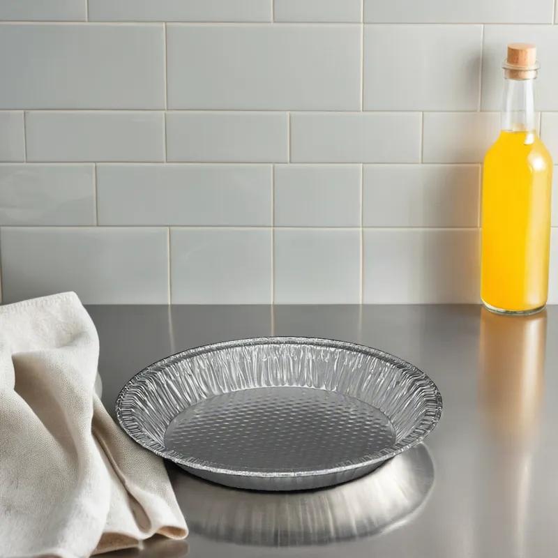 Victoria Bay Pie Pan 8 IN Aluminum Silver Round Extra Deep 500/Case