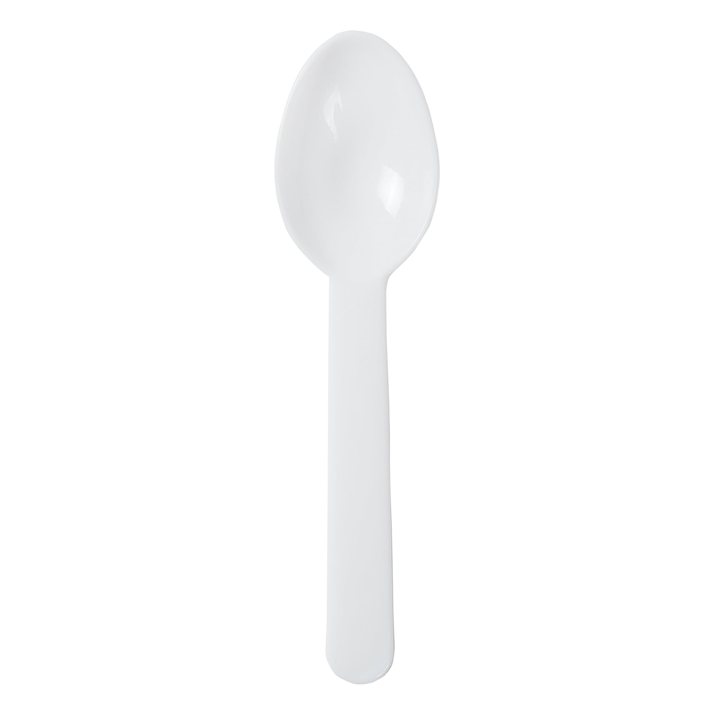 Tasting Spoon Plastic White Medium Weight 3000/Case
